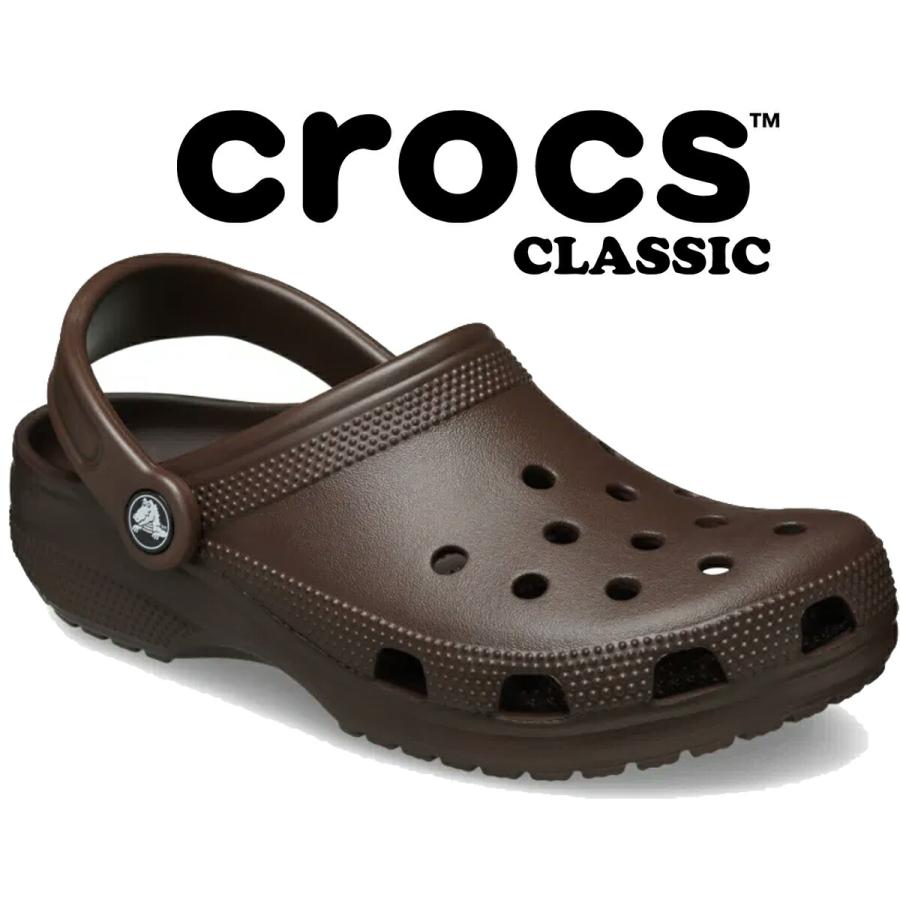 クロックス　カリン　クロック　w8　ダークブラウン crocs（クロックス） クラシック クロッグ crocs CLASSIC CLOG COFFEE