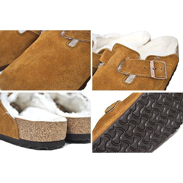 ビルケンシュトック ボストン シアリング BIRKENSTOCK BOSTON VL SHEARLING (REGULAR FIT) MINK 1001140 サンダル ミュール スエードレザー ミンク クロッグ｜ltd-online｜04