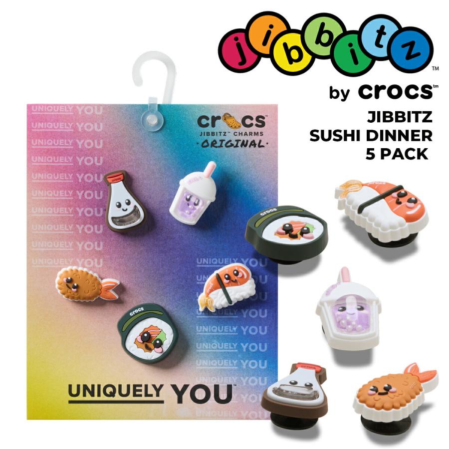 crocs（クロックス） ジビッツ 寿司 ディナー 5パック crocs JIBBITZ
