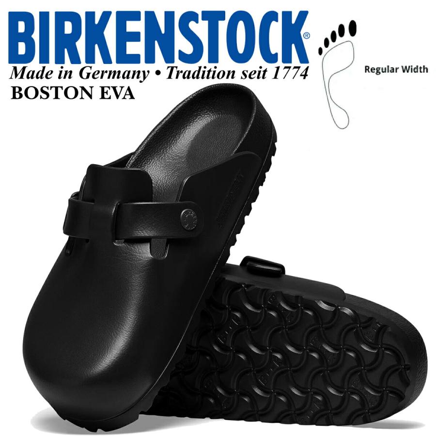 抽象的】 ボストン EVA BIRKENSTOCK Boston EVA ? ブラック メンズ 