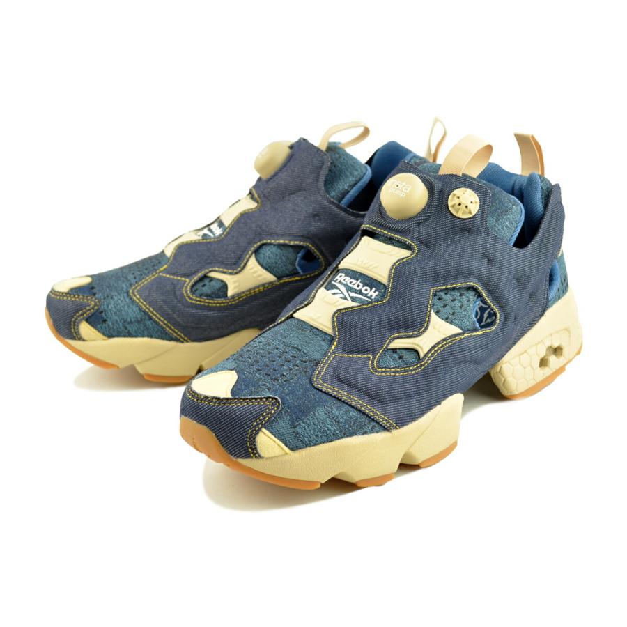 Reebok（リーボック） インスタポンプ フューリー 94 ブルー ベージュ