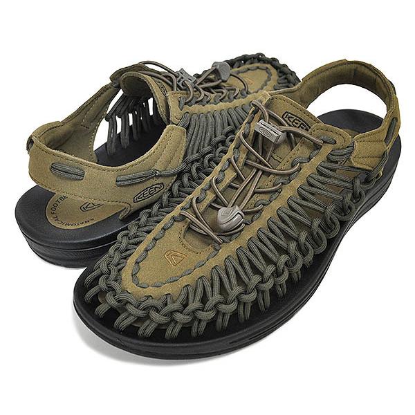 KEEN キーン ユニーク メンズ UNEEK DARK OLIVE/BLACK 1023381