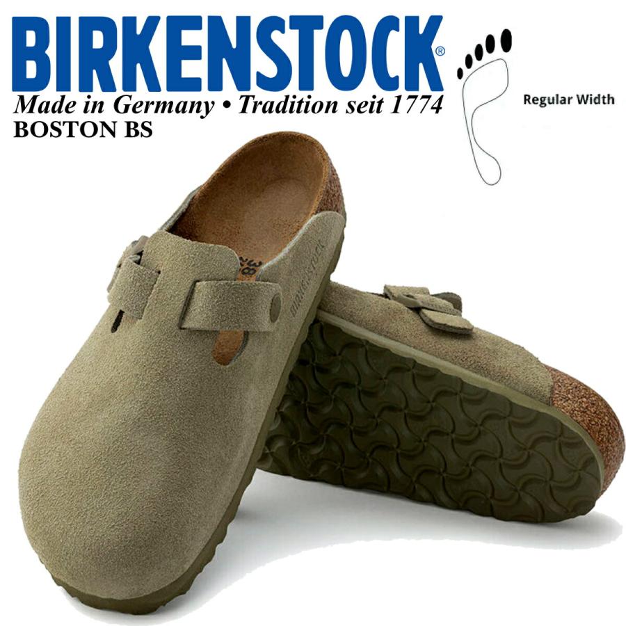 未使用ビルケンシュトック ボストン カーキ 約24.5 cm ビルケンシュトック BIRKENSTOCK レディース Boston LEVE ボストン