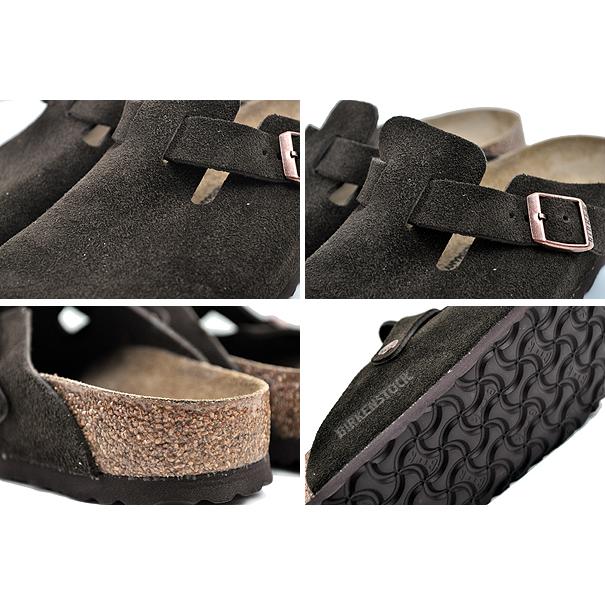 Birkenstock Boston BS モカ Birkenstock Boston Soft Footbed Mocha Suede