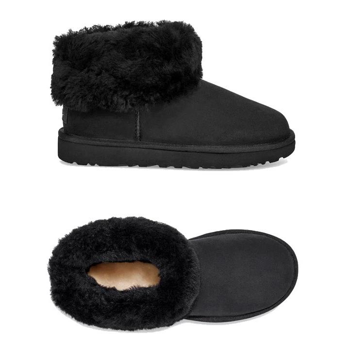 UGG アグ ウィメンズ クラシック ミニ フラッフ ブーツ WOMENS