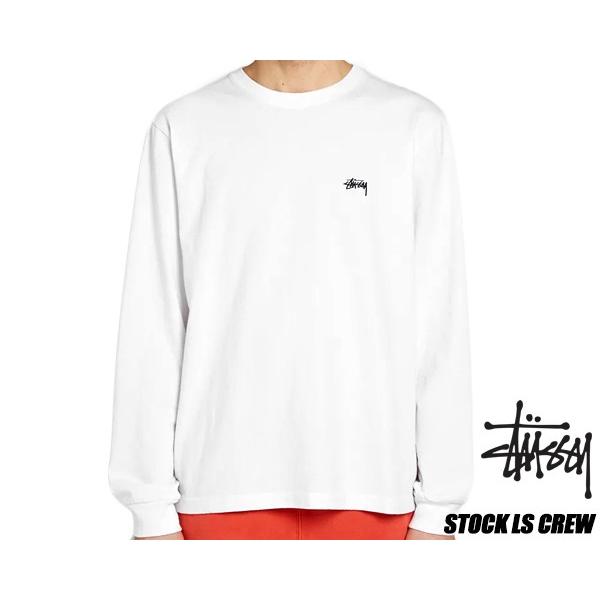 即日発送　STUSSY STOCK SEOUL LS TEE ホワイト L STUSSY（ステューシー） LS Tシャツ STUSSY STOCK LS CREW WHITE TEE