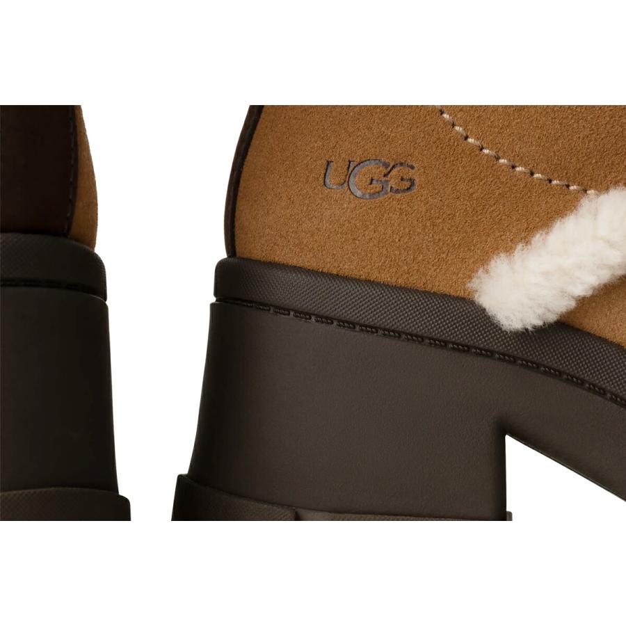 UGG 厚底撥水ブーツ 24.5 美品 UGG アグ ブーツ レディース シティファンク ミッド 1163030