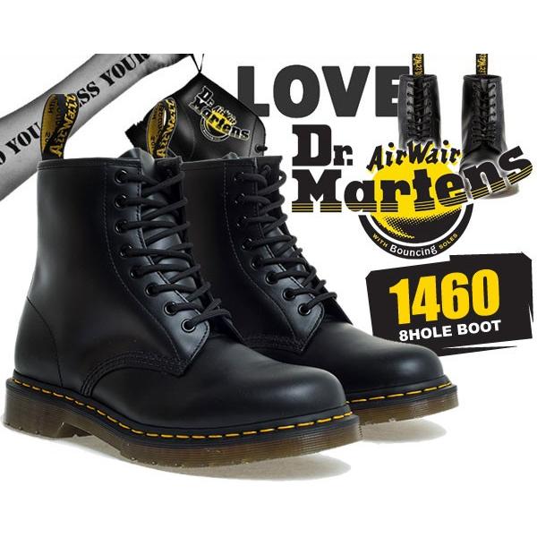 ドクターマーチン 8ホール R11822006 Dr.Martens1460 8HOLE BOOT SMOOTH BLACK レースアップ メンズブーツ ブラック 8ホール ブーツ｜ltd-online