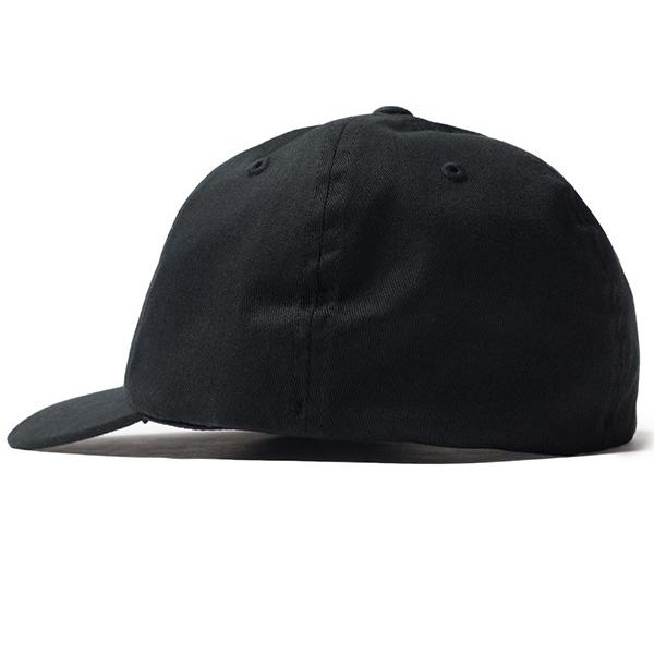 ステューシー ローキャップ STUSSY STOCK FITTED LOW CAP BLACK 131859 FLEXFIT ゴム フレックスフィット DADCAP　6パネル 帽子｜ltd-online｜03