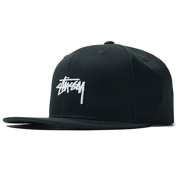 ステューシー キャップ STUSSY SP19 STOCK CAP BLACK 131868 ブラック 6パネル スナップバック 帽子｜ltd-online｜02