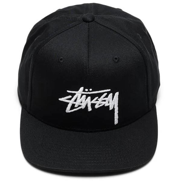 STUSSY ステューシー キャップ STOCK CAP BLACK 131934 ブラック