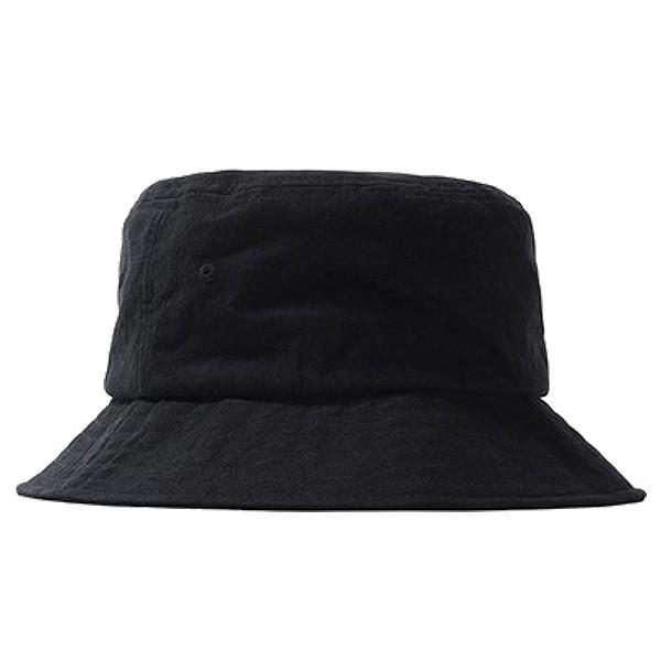 美品 Old Stussy Headgear バケットハット ステューシー 黒 STUSSY（ステューシー） バケットハット STUSSY BIG LOGO CANVAS