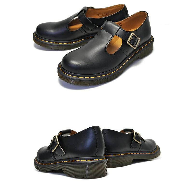 ドクターマーチン POLLEY 黒 24cm 未使用 中古・古着通販】Dr.Martens (ドクターマーチン) CORE POLLEY T BAR