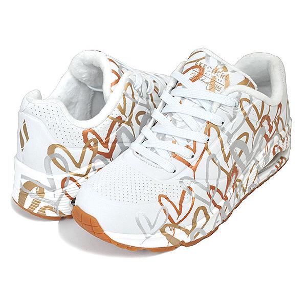 SKECHERS スケッチャーズ ウノ メタリック ラブ UNO METALLIC