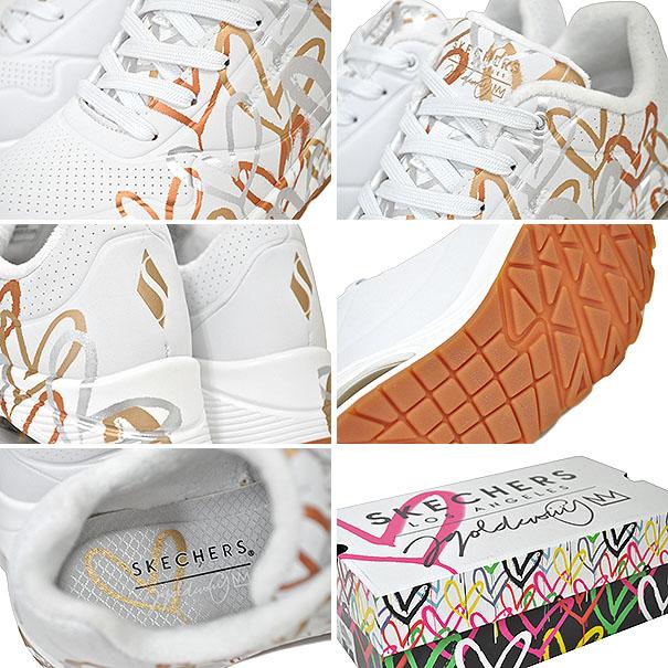 SKECHERS スケッチャーズ ウノ メタリック ラブ UNO METALLIC