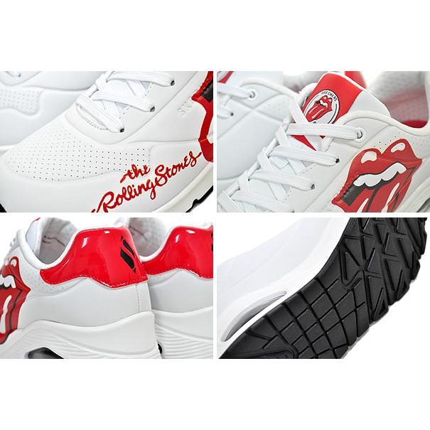 新品箱あり スケッチャーズ ウノ ザローリングストーンズ 23cm コラボ SKECHERS（スケッチャーズ） ウノ ザ・ローリング・ストーンズ
