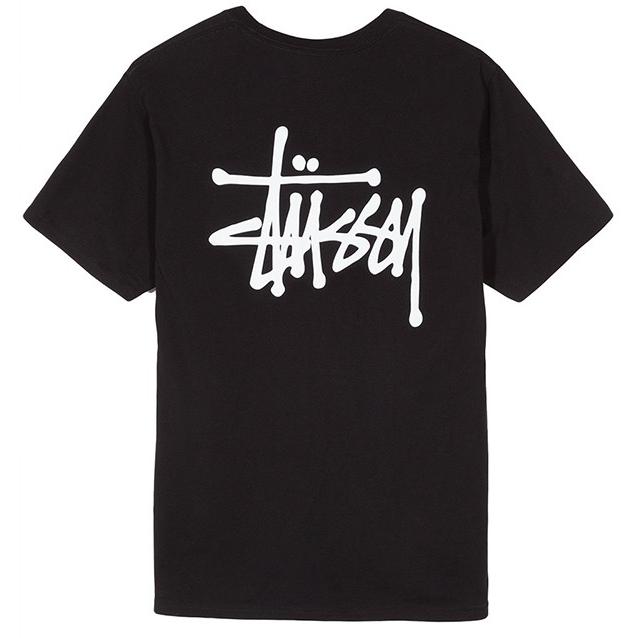 ステューシー Tシャツ STUSSY BASIC STUSSY TEE 18HO black　T-シャツ TEE ブラック ショーンフォント 1904298 Stssy｜ltd-online｜03