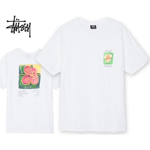STUSSY（ステューシー） Tシャツ STUSSY HIBISCUS TEE 18HO white T