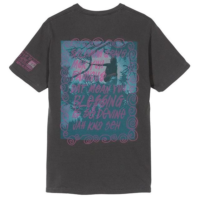 【L・美品】stussy スピーカーイラスト Tシャツ／パープル STUSSY（ステューシー）の「Stussy T-Shirt With Basic Logo
