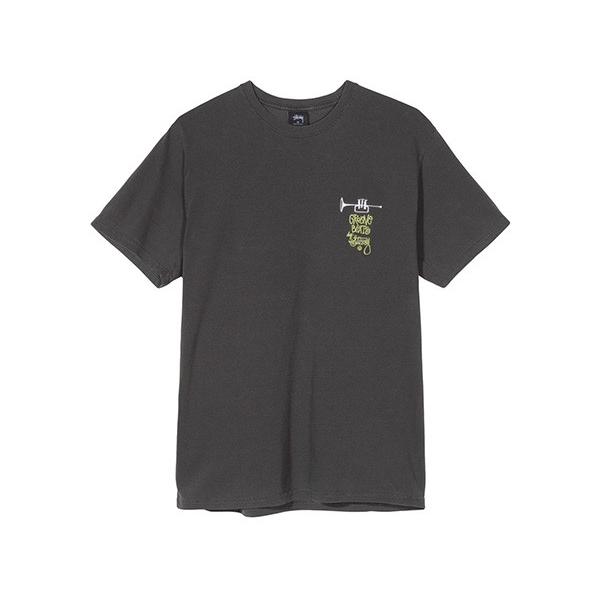 STUSSY ステューシー Tシャツ GROOVE BEATS PIG. DYED TEE BLACK