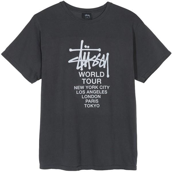 ラスト１着！！ステューシー WORLD TOUR Tシャツ Sサイズ ブラック Stussy World Tour L/S T-Shirt Black Men's - SS21 - US