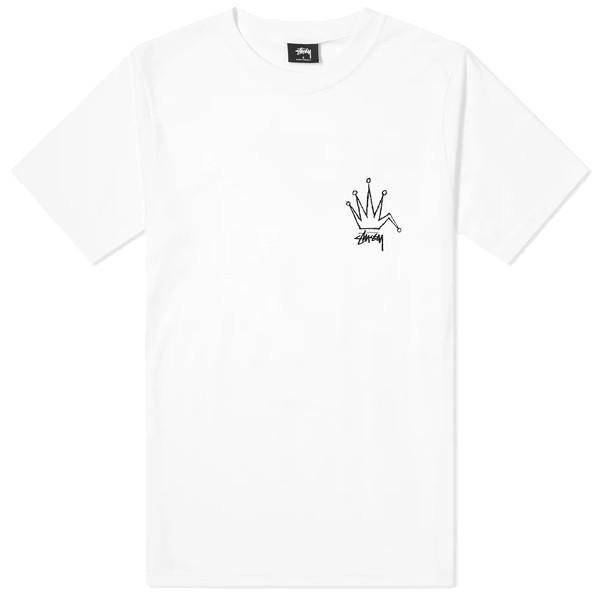 STUSSY ステューシー Tシャツ OLD CROWN TEE WHITE 1904510