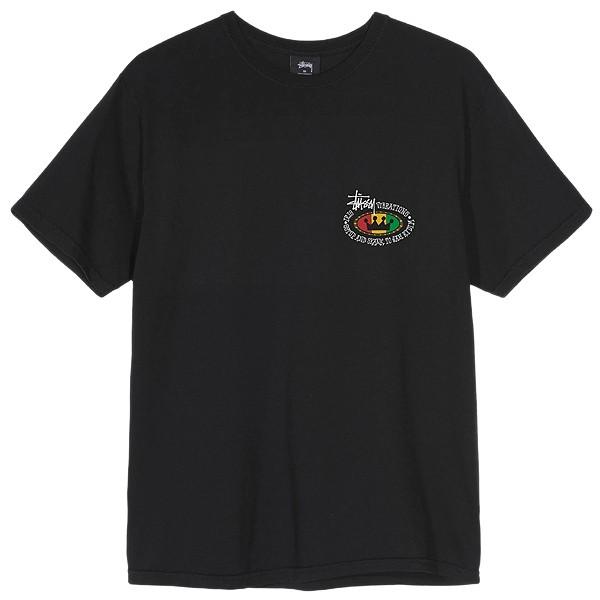STUSSY（ステューシー） Tシャツ STUSSY RASTA OVAL PIG. DYED TEE