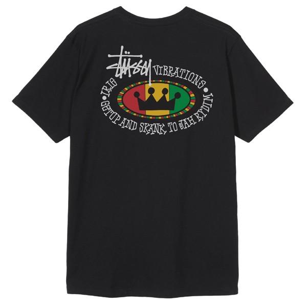 STUSSY（ステューシー） Tシャツ STUSSY RASTA OVAL PIG. DYED TEE