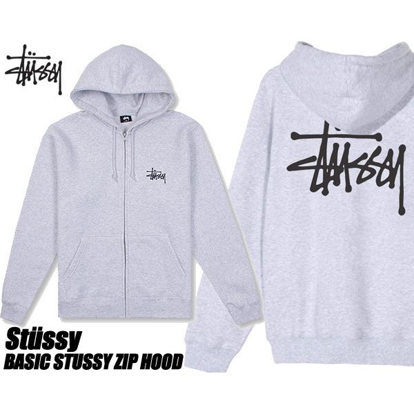 STUSSY（ステューシー） ジップアップ パーカー STUSSY BASIC STUSSY