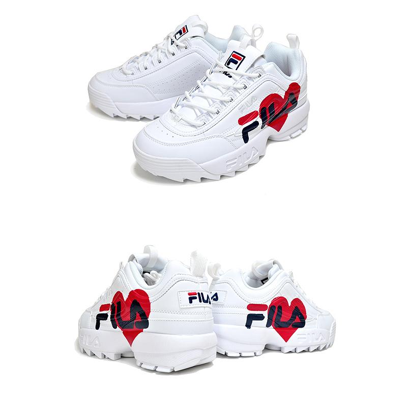 フィラ ディスラプター 2 ハート Fila Disruptor Ii Heart White White White 1fm 100 Folder ホワイト スニーカー 厚底 レディース 1fm 100 Ltd Online 通販 Yahoo ショッピング