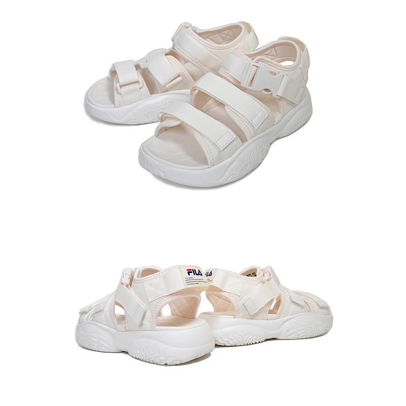 フィラ テーパー サンダル 2 FILA TAPER SD 2 BEIGE/WHITE 1sm01928e-920 ベージュ ホワイト レディース ストラップ サンダル 厚底 プラットフォーム｜ltd-online｜03