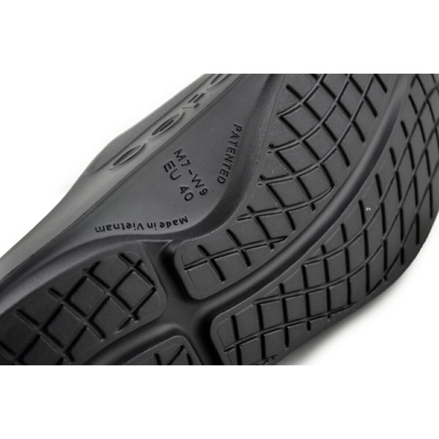 [ポイント10倍] ウーフォス ウーアー スポーツ フレックス マット ブラック OOFOS OOahh SPORT FLEX METTE BLACK 2000060054191の画像