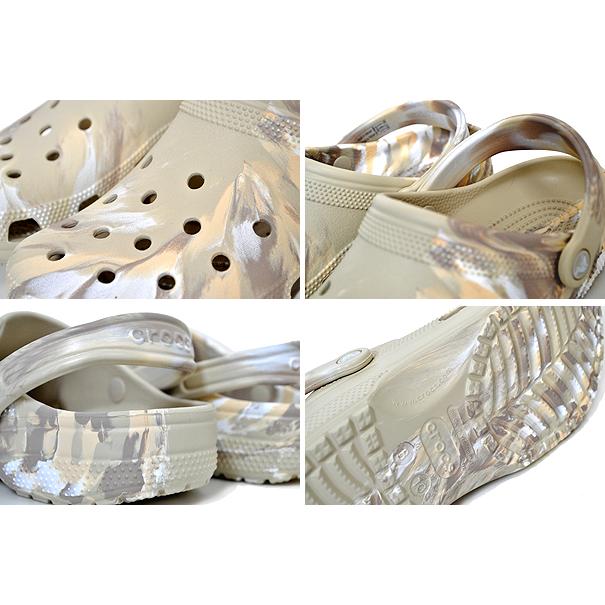 crocs（クロックス） クラシック マーブル クロッグ crocs CLASSIC MARBLED CLOG BONE/MULTI ...