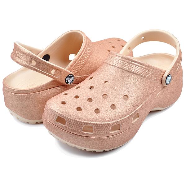 crocs（クロックス） クラシック プラットフォーム グリッター