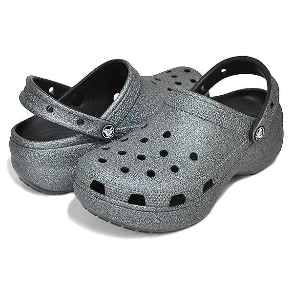 crocs（クロックス） クラシック プラットフォーム グリッター
