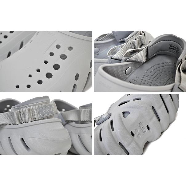 コンポジション グレーウェッジヒール crocs クロックス サンダル クロッグ エコー メンズ レディース