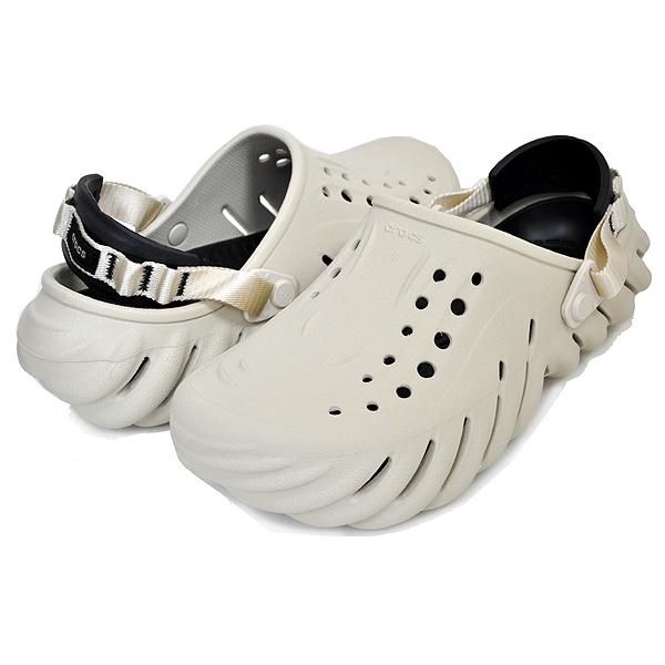 crocs（クロックス） エコー クロッグ crocs ECHO CLOG BONE/BLACK