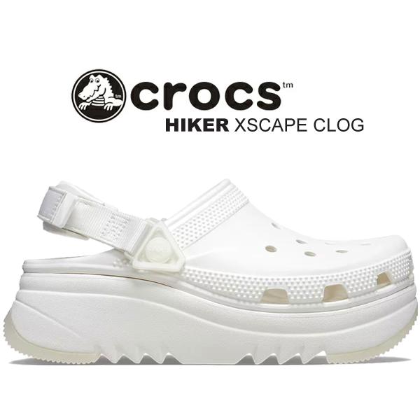 crocs（クロックス） ハイカー エスケープ クロッグ crocs HIKER XSCAPE CLOG WHITE 208365-100 ...