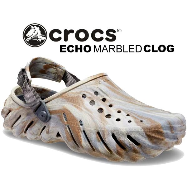 crocs（クロックス） エコー マーブル クロッグ crocs ECHO MARBLED