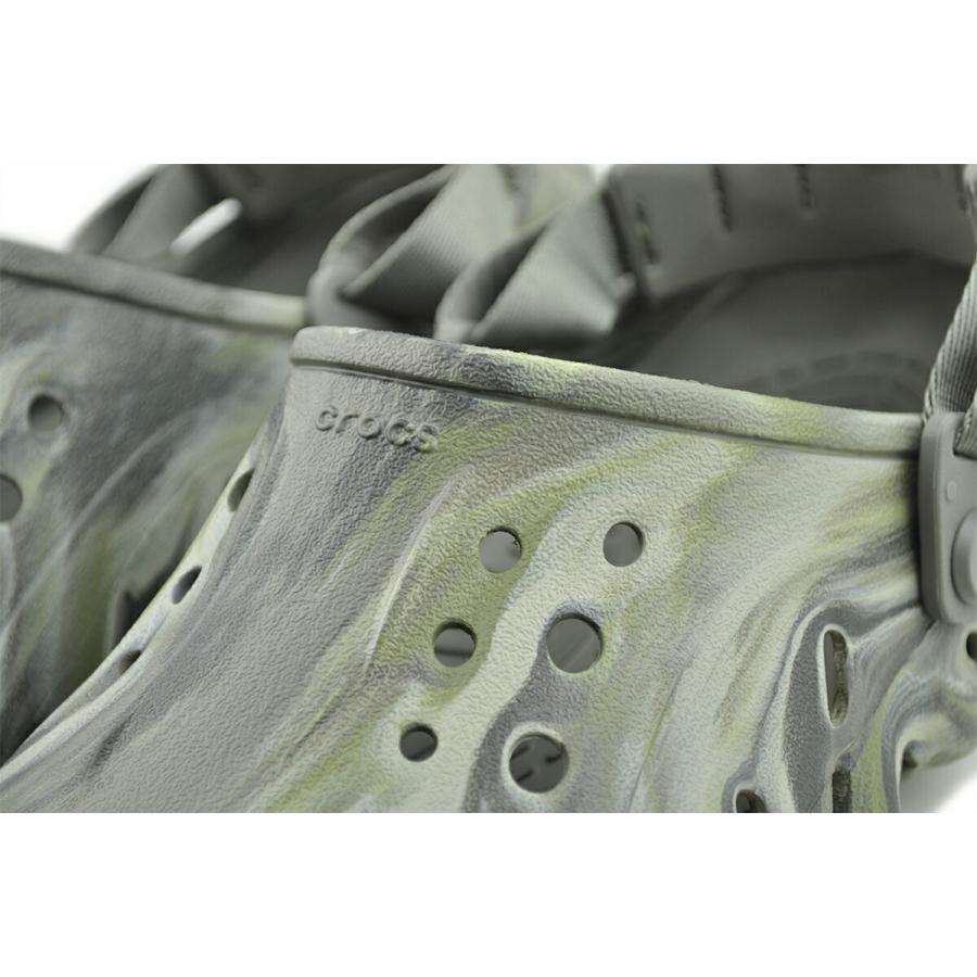 crocs（クロックス） エコー マーブルド クロッグ ダスティオリーブ