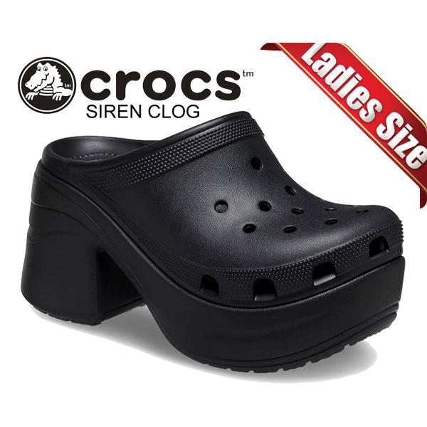 crocs（クロックス） サイレン クロッグ crocs SIREN CLOG BLACK