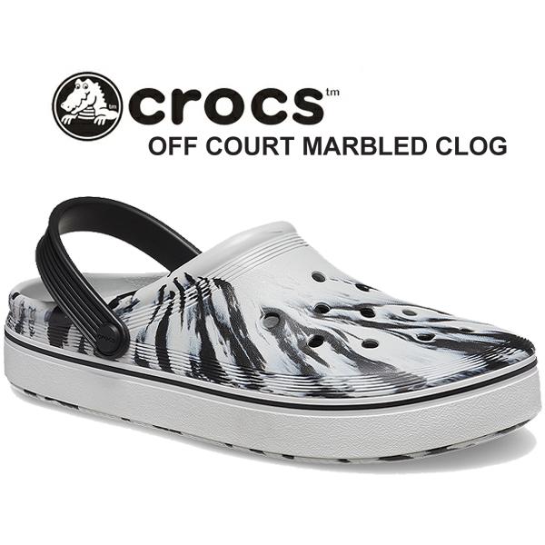crocs（クロックス） オフコートマーブル クロッグ crocs OFF COURT