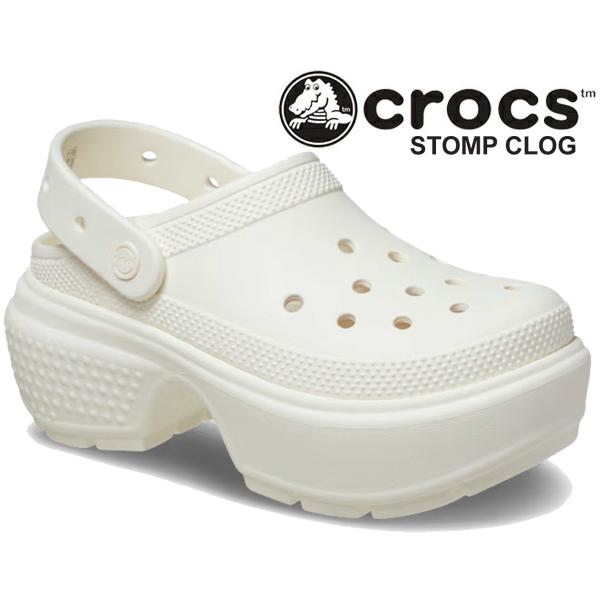 crocs（クロックス） ストンプ クロッグ crocs STOMP CLOG CHALK