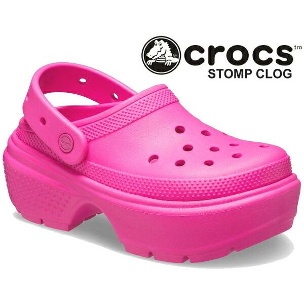 crocs（クロックス） ストンプ クロッグ crocs STOMP CLOG PINK CRUSH