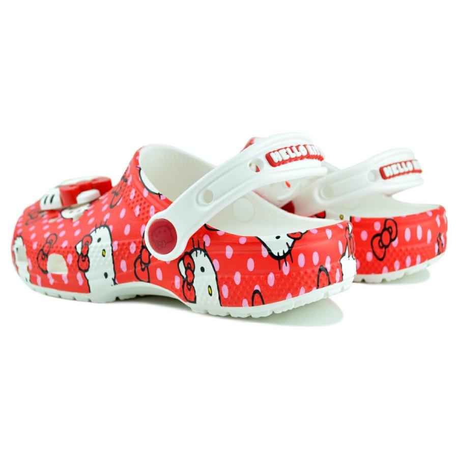 crocs（クロックス） ハローキティ レッド クラシック クロッグ キッズ