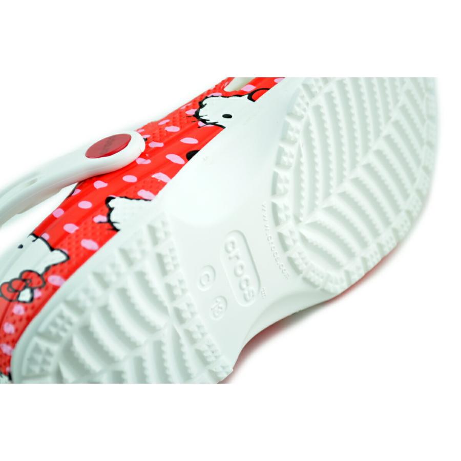 crocs（クロックス） ハローキティ レッド クラシック クロッグ キッズ