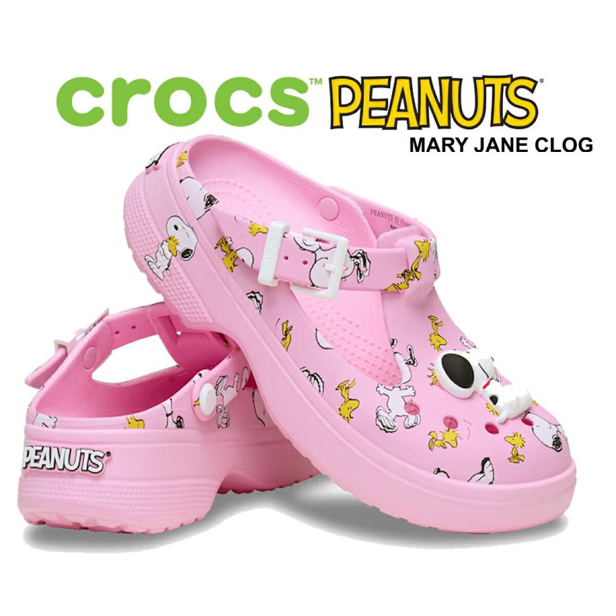 crocs（クロックス） ピーナッツ メリー ジェーン クロッグ マルチ
