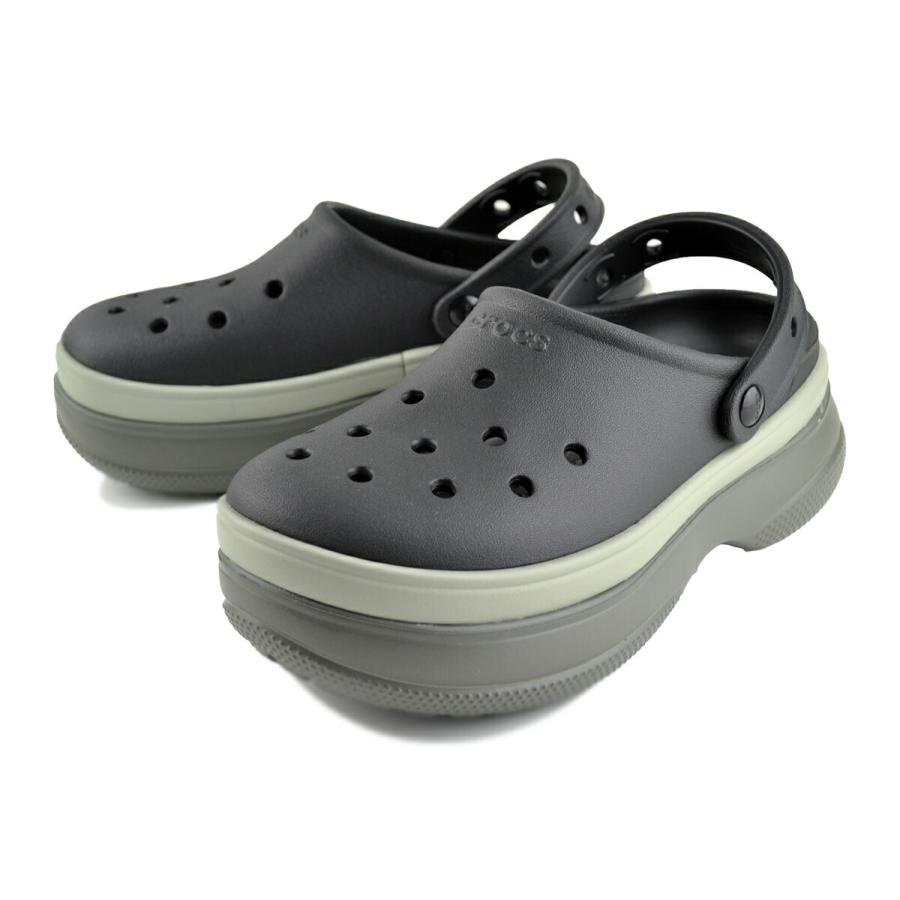 crocs（クロックス） クラシック スタックド クロッグ ブラック crocs