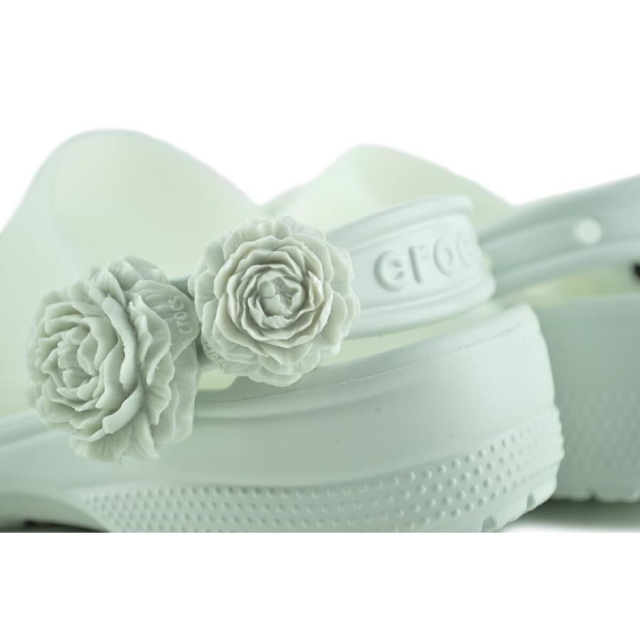 crocs（クロックス） クラシック フロステッド ブーケ クロッグ ムーン