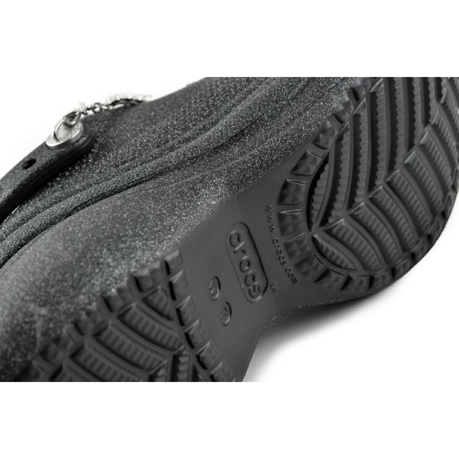 crocs（クロックス） ベイ ウェディング グリッター クロッグ ブラック